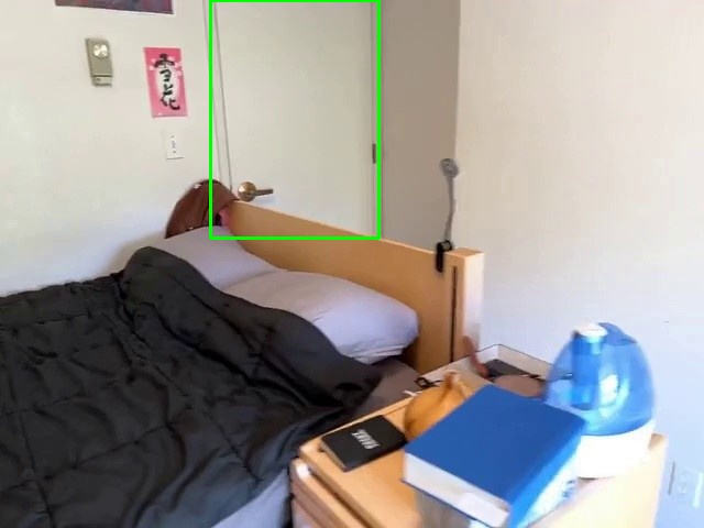 Entrance door grounding